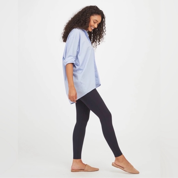 Spanx Ponte Perfect Ankle Leggings Black Small - Picture 1 of 12